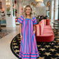 Sweet Stripes Maxi- Pink/Blue