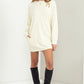 Sweatshirt Dress- Cream