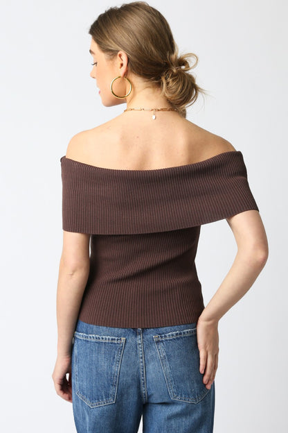 Veena Top- Brown