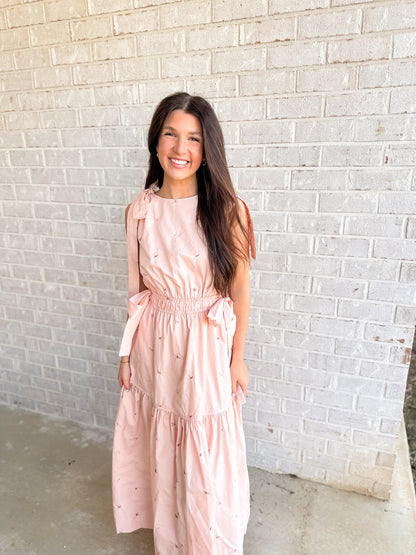 Plya Floral Maxi- Blush Pink
