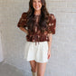 Lotta Blouse- Brown