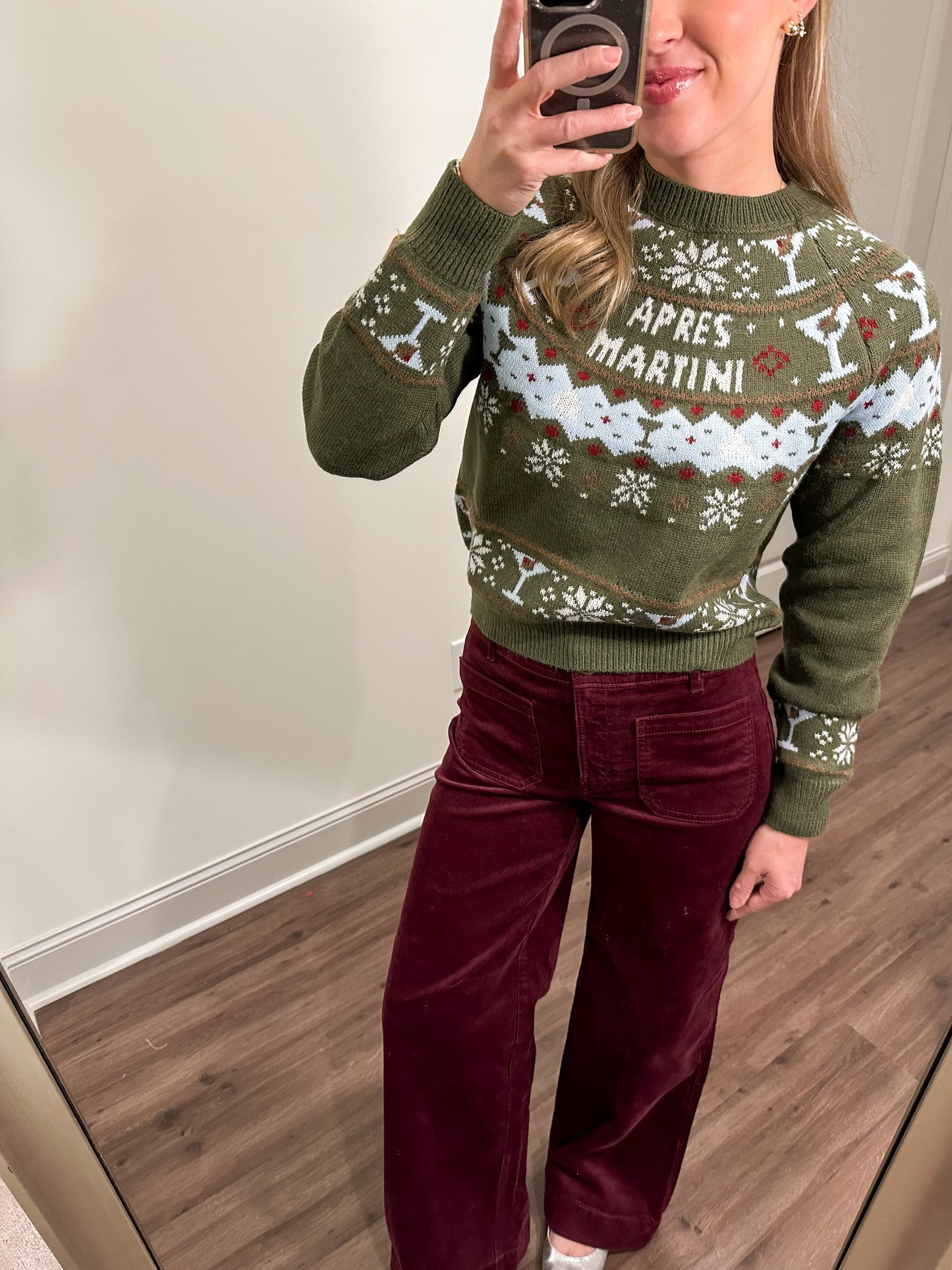 Apres Martini Sweater- Olive