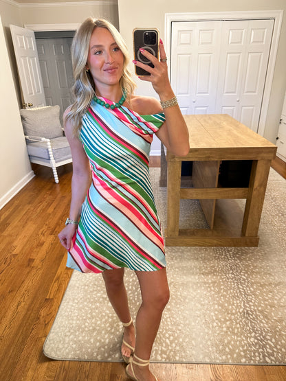 Monroe Stripe Mini Dress