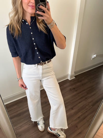 Kinzie Cardigan- Navy