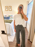 Saylor Sweater Pant- Charcoal