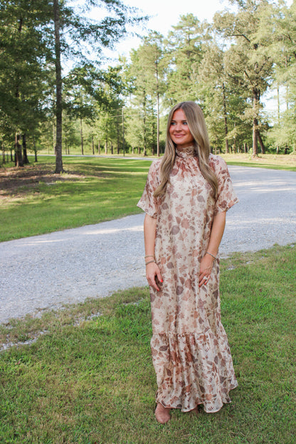Darcy Maxi Dress- Taupe