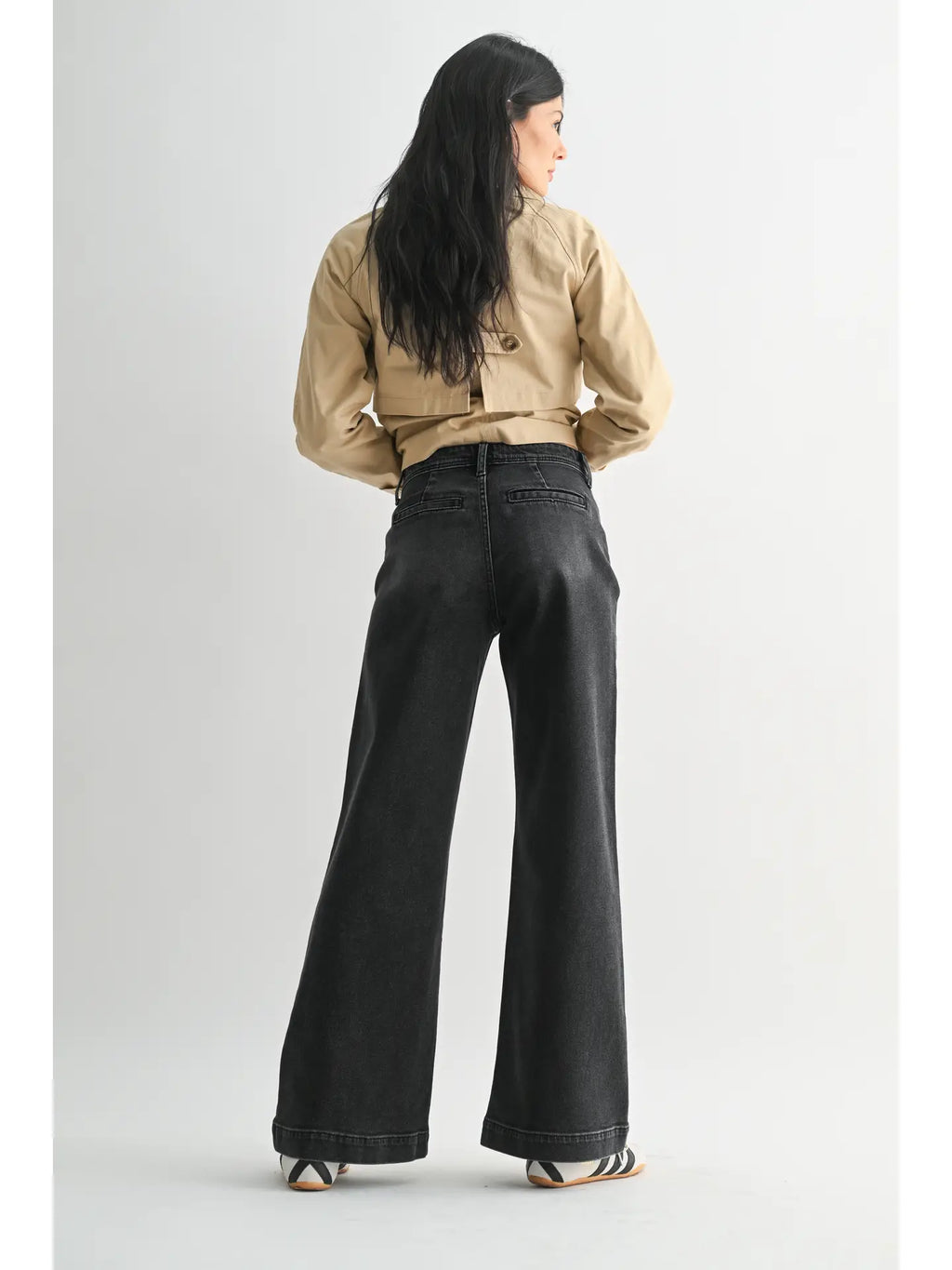 Finn Micro Patch Jean- Black