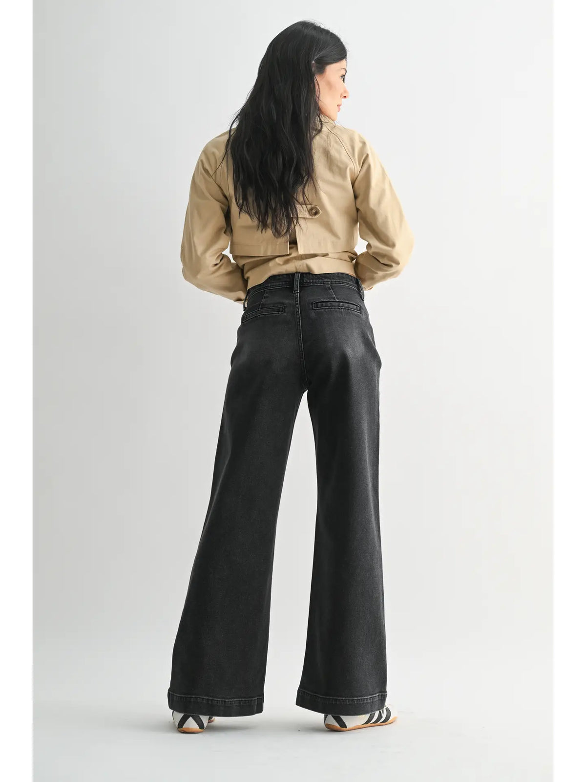 Finn Micro Patch Jean- Black