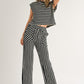 Mae Stripe Pants Set