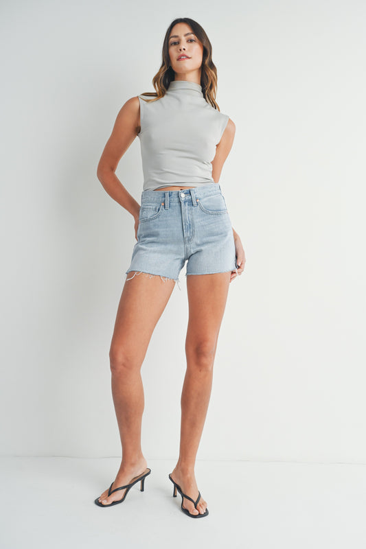 Fay High Rise Shorts- Light