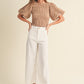 Laken Textured Top- Taupe