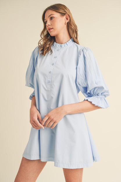 Alyssa Dress- Light Blue