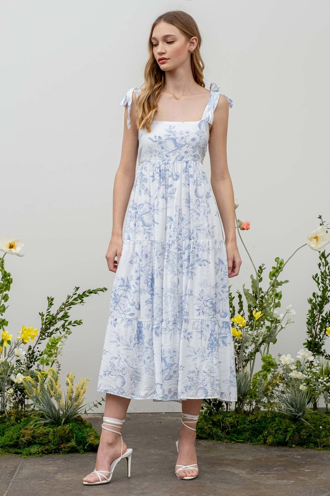 Lilian Dress- Blue