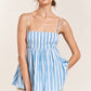 Cami Stripe Top- Blue