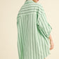 Marin Stripe Dress- Green