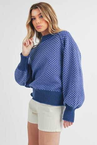 Echo Sweater- Blue