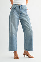 Barrel Jean Twist- Medium Denim