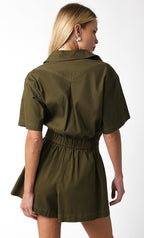 Eve Romper- Olive
