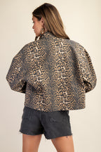Leopard Shirt Jacket