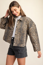 Leopard Shirt Jacket