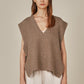 Lacie Knit Vest- Twig