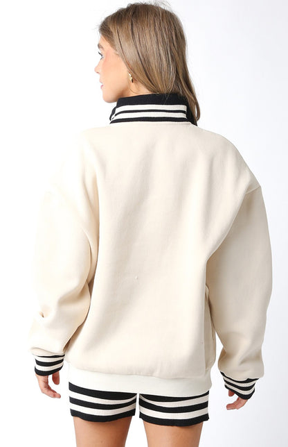 Kristen Top- Cream/Black