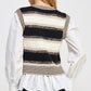 Green Stripe Combo Top