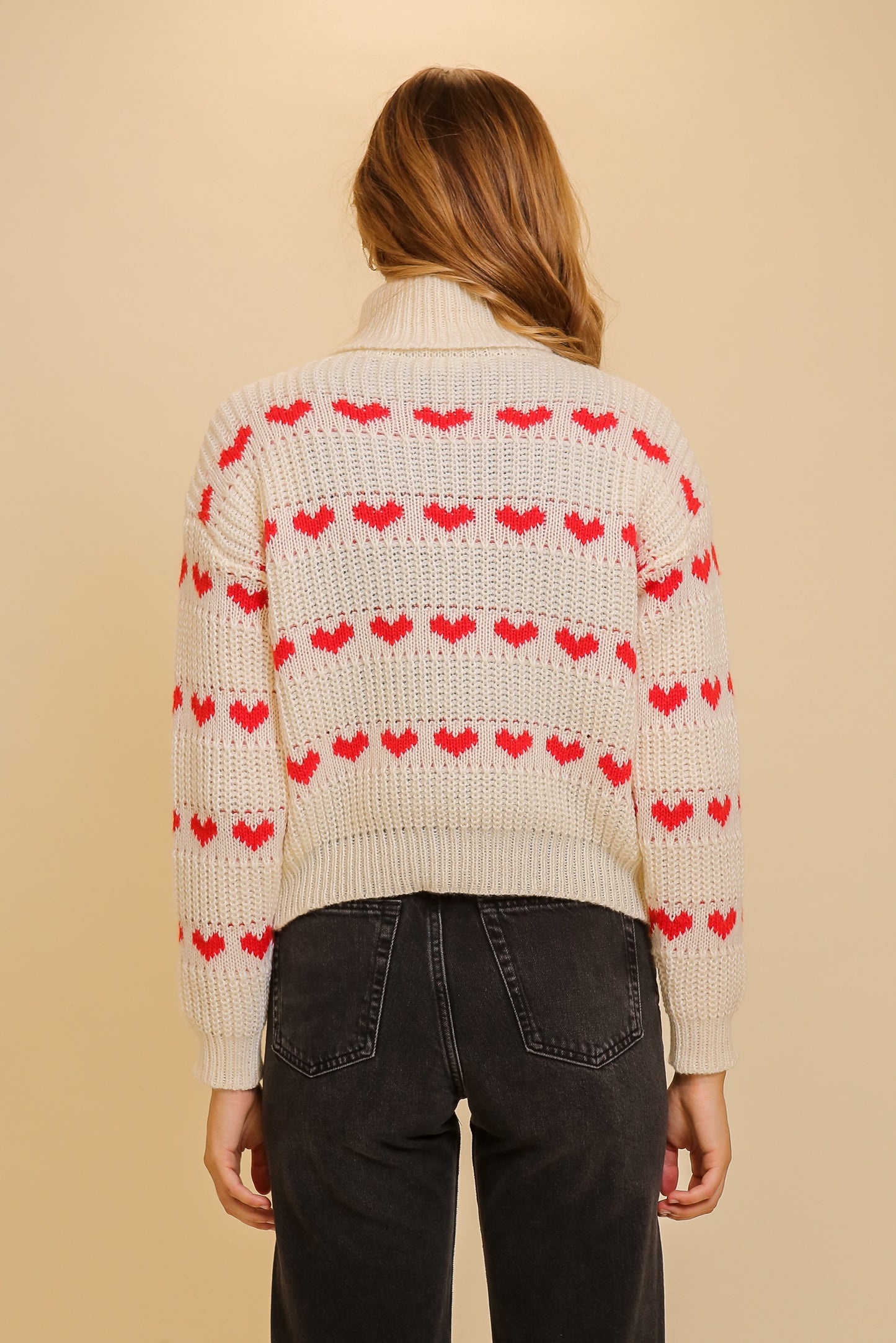 Heartfelt Turtleneck Sweater