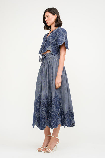 Margot Blouse- Navy