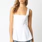 Noor Flare Top- White
