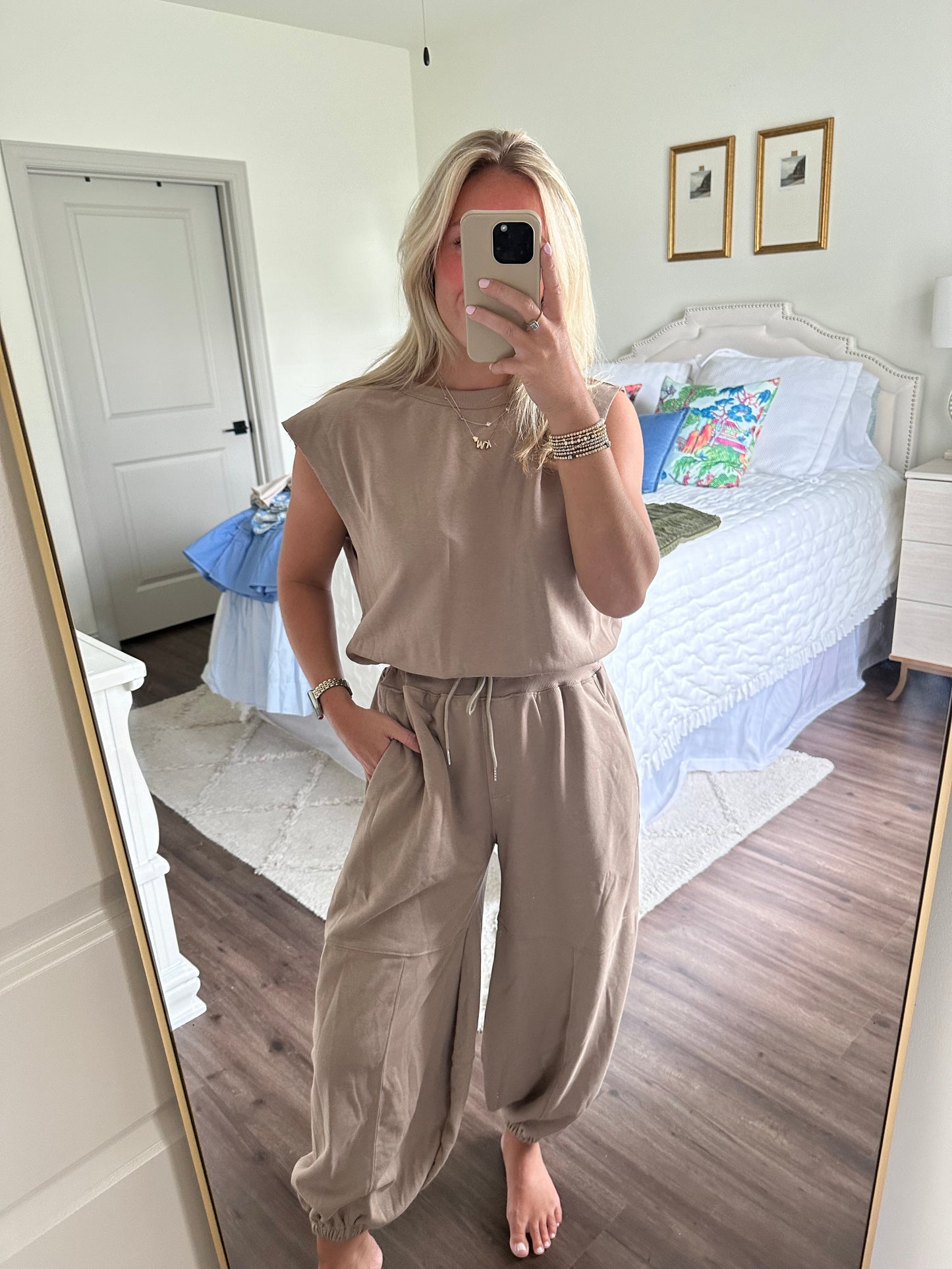 Olivia Jumpsuit- Mocha