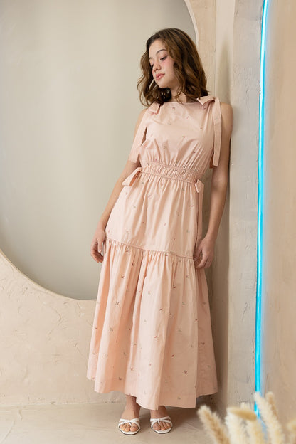 Plya Floral Maxi- Blush Pink