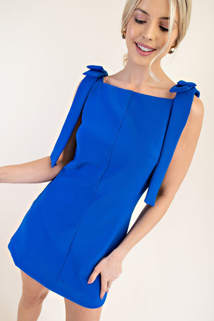 Lara Mini Dress- Royal