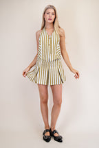 Maren Stripe Mini- Sage