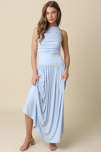 Leni Maxi Dress- Light Blue