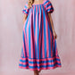 Sweet Stripes Maxi- Pink/Blue