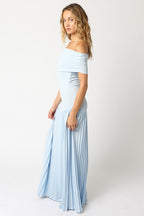 Elina Drop Dress- Blue