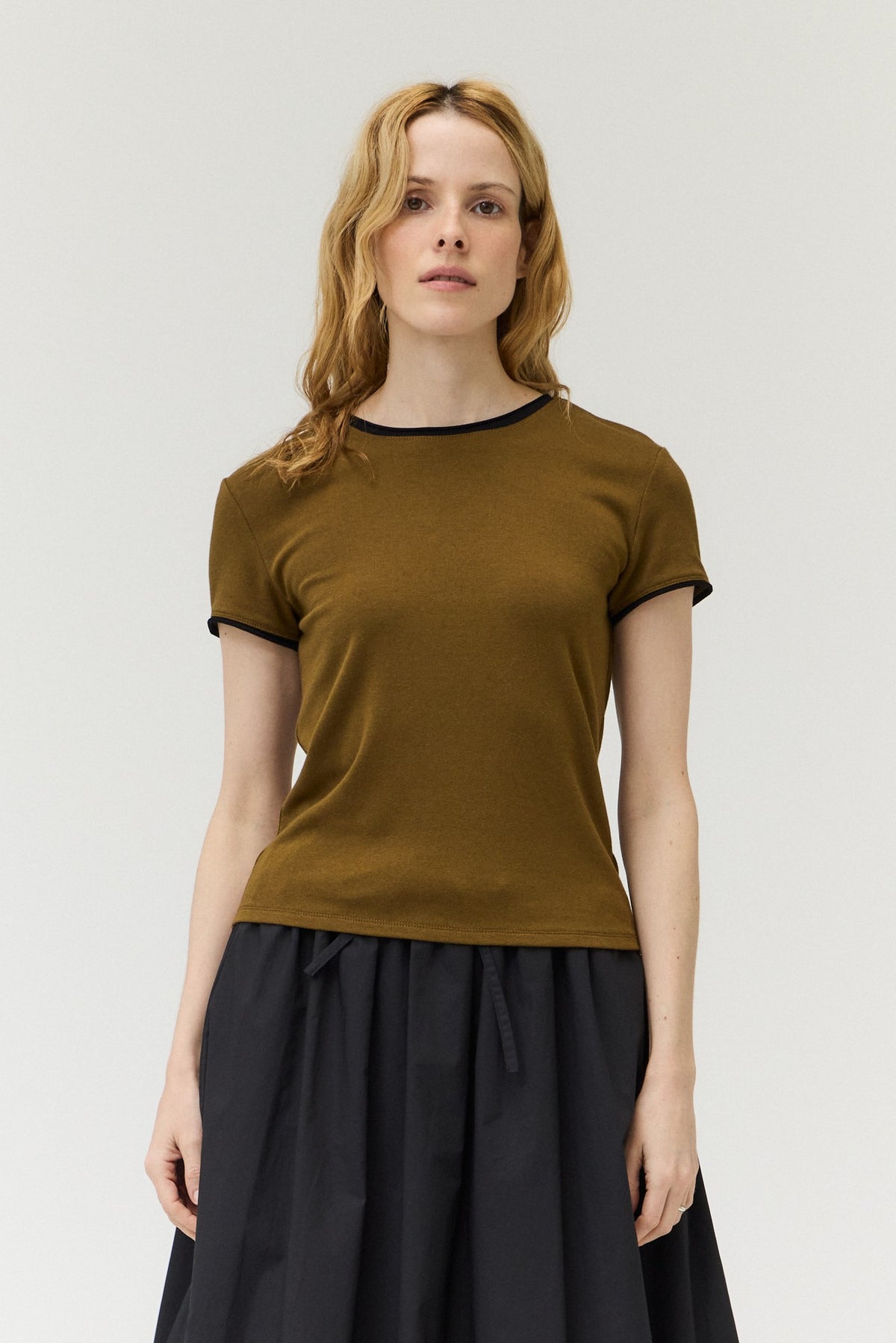 Serena Tee- Dark Moss