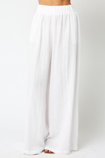 Marie Pants- White