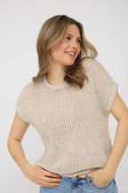 Isla Crochet Top- Natural