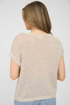 Isla Crochet Top- Natural
