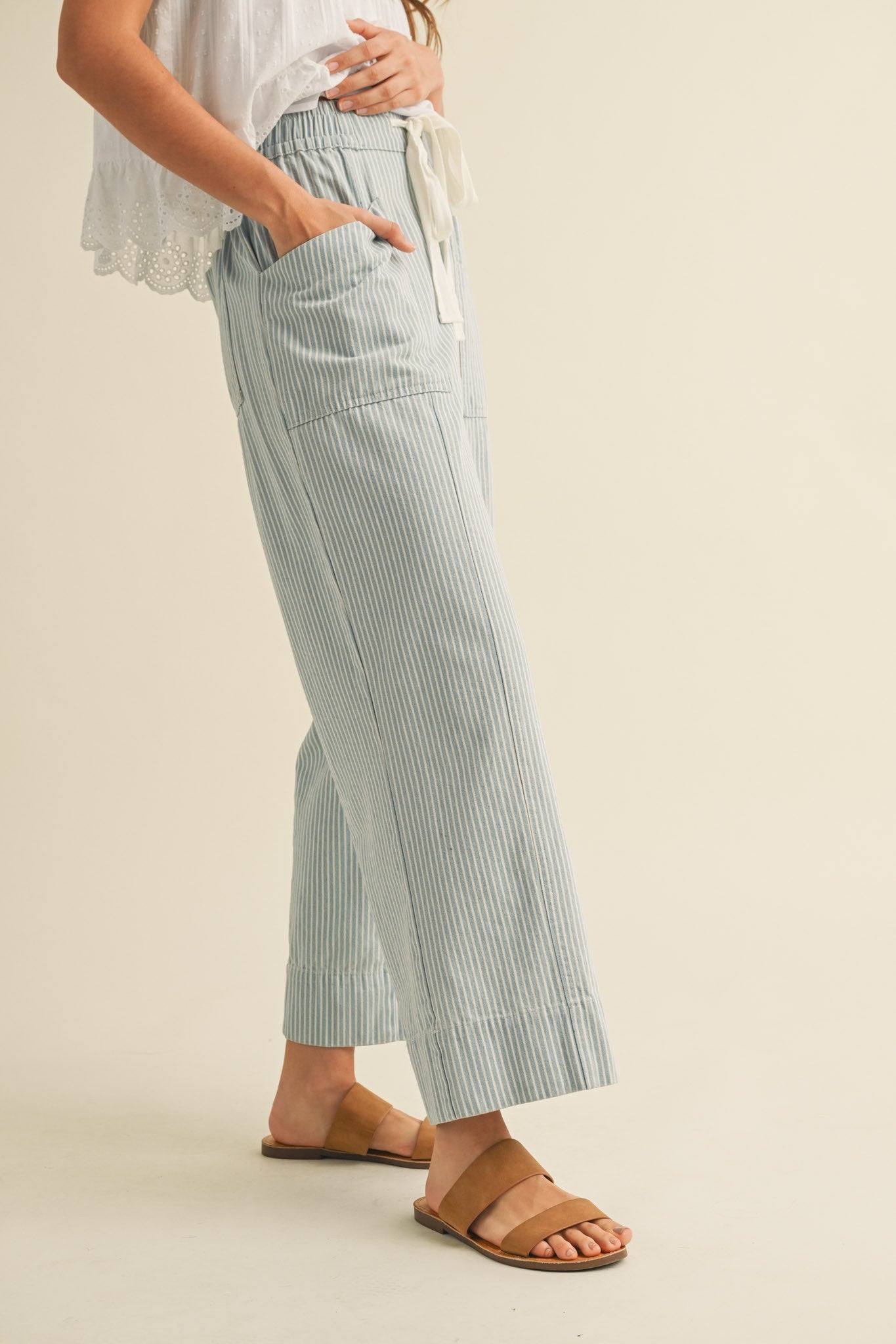 Coastal Lines Striped Pants
