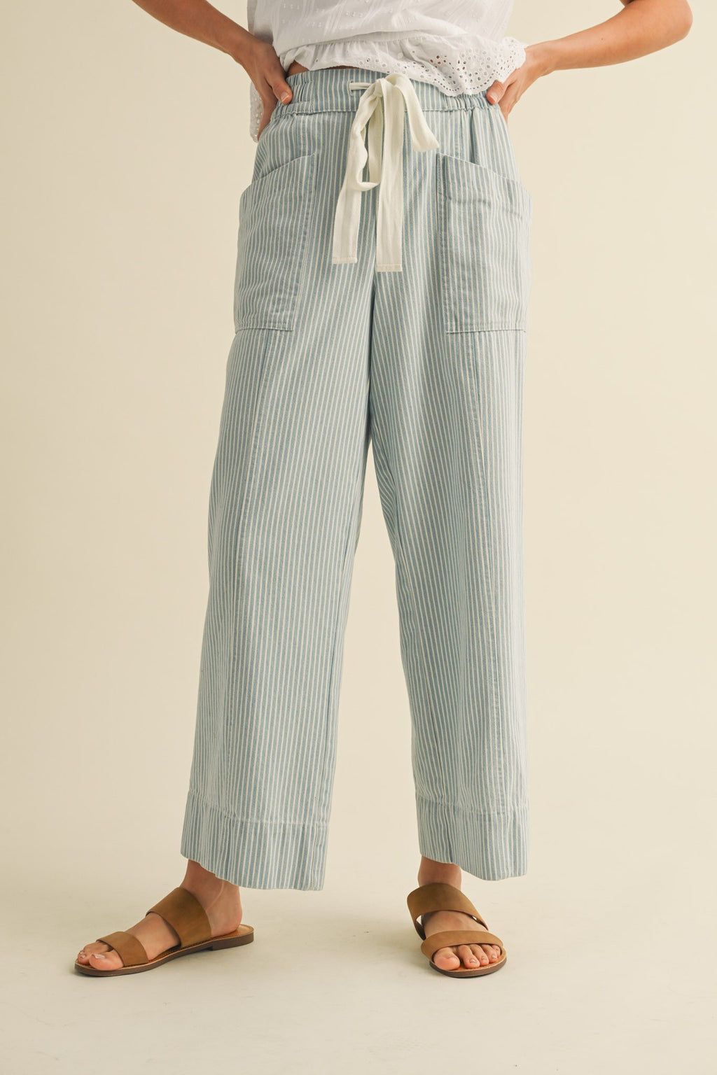 Coastal Lines Striped Pants