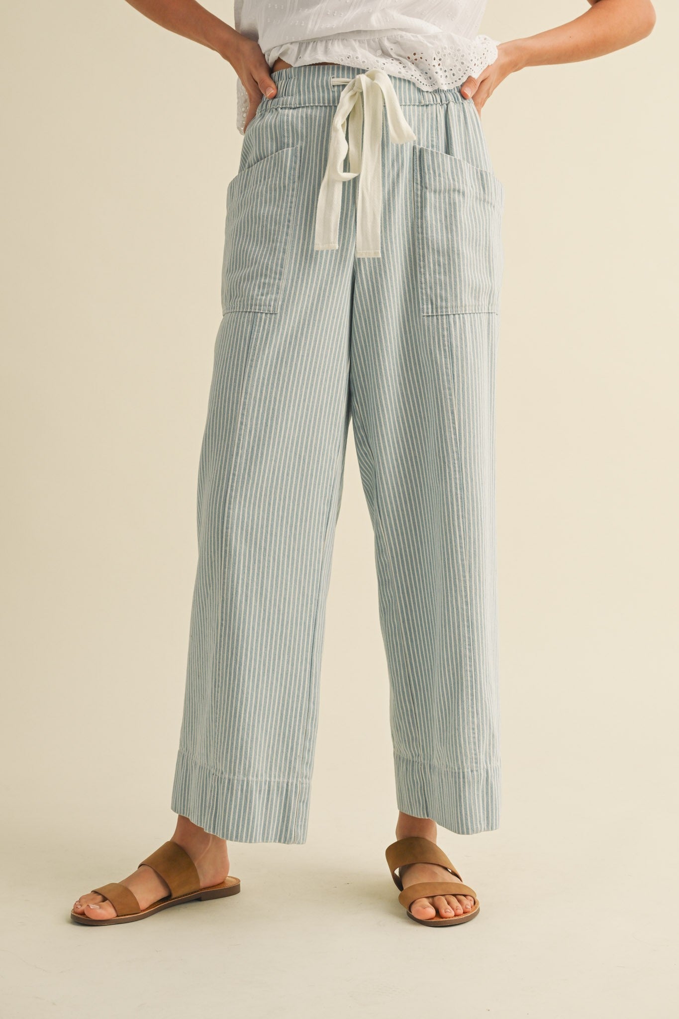 Coastal Lines Striped Pants