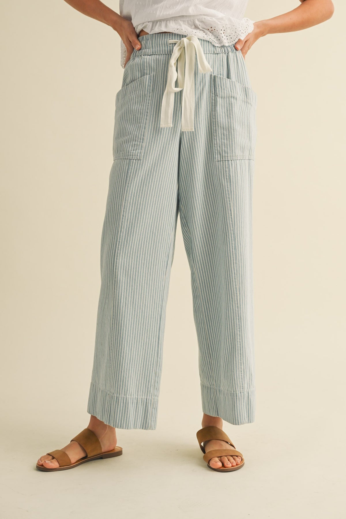 Coastal Lines Striped Pants