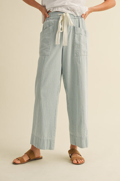 Coastal Lines Striped Pants