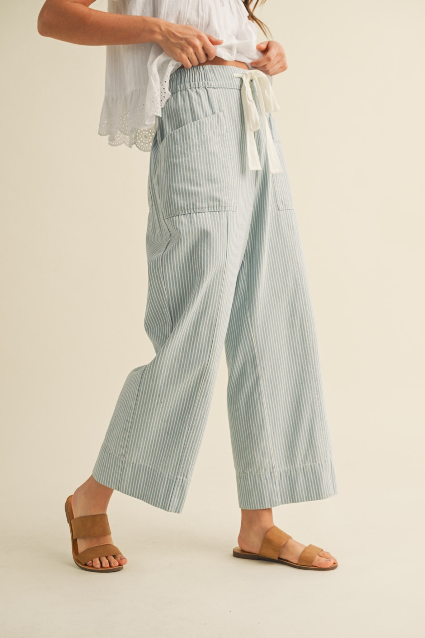 Coastal Lines Striped Pants