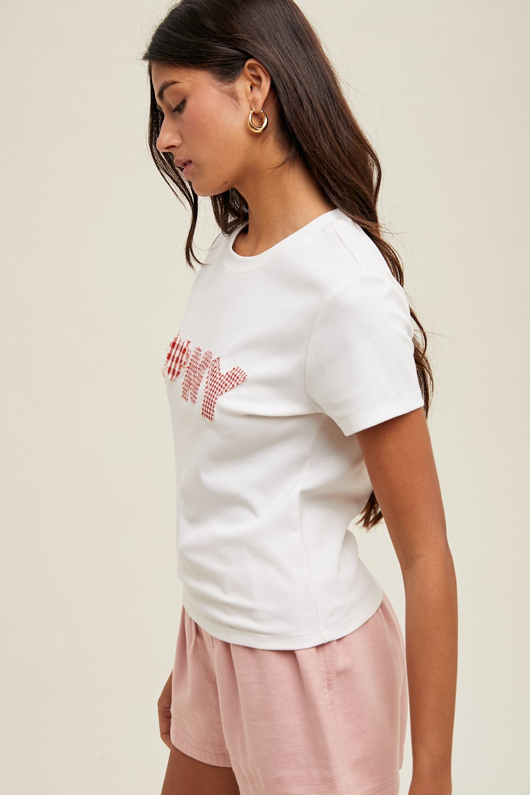 Gingham New York Tee