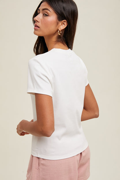 Gingham New York Tee