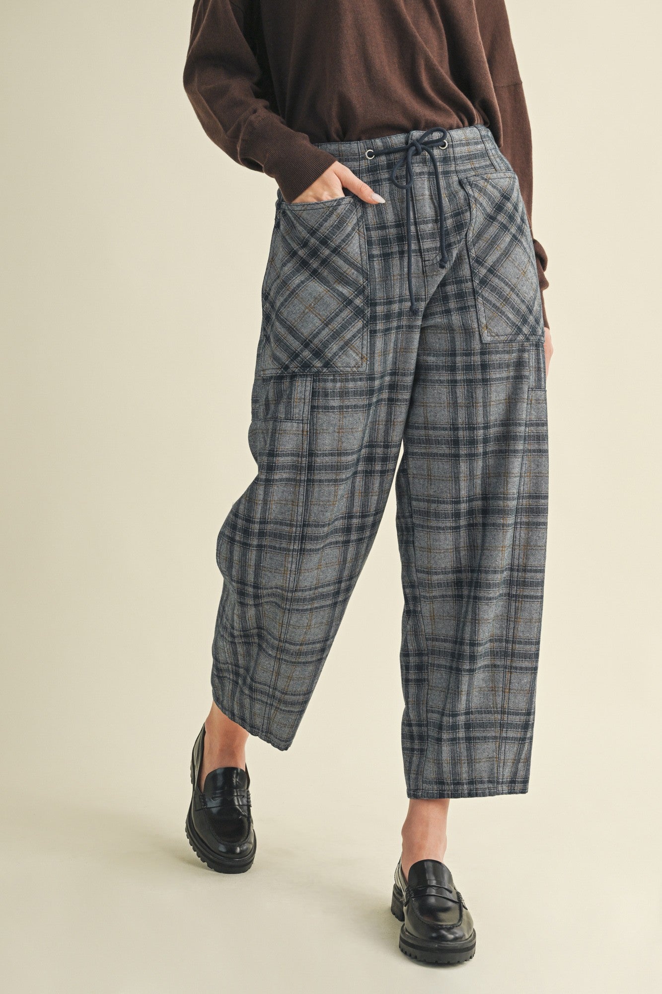 Aubrie Plaid Pant